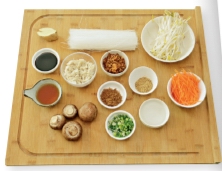 经典小吃,蟹肉炒粉丝的做法