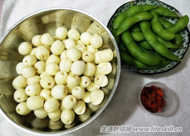 夏日滋补小菜:枸杞莲子
