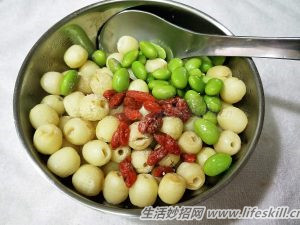 夏日滋补小菜:枸杞莲子